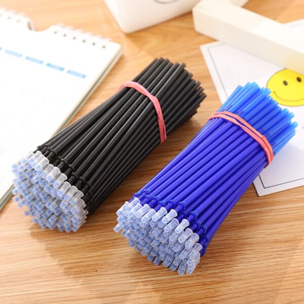 20 Pcs/lot Blue Black red Ink Gel Pen Erasable Refill Rod Magic Erasable Pen Refill 0.5mm School Stationery Writing Tool Gift - Image 2