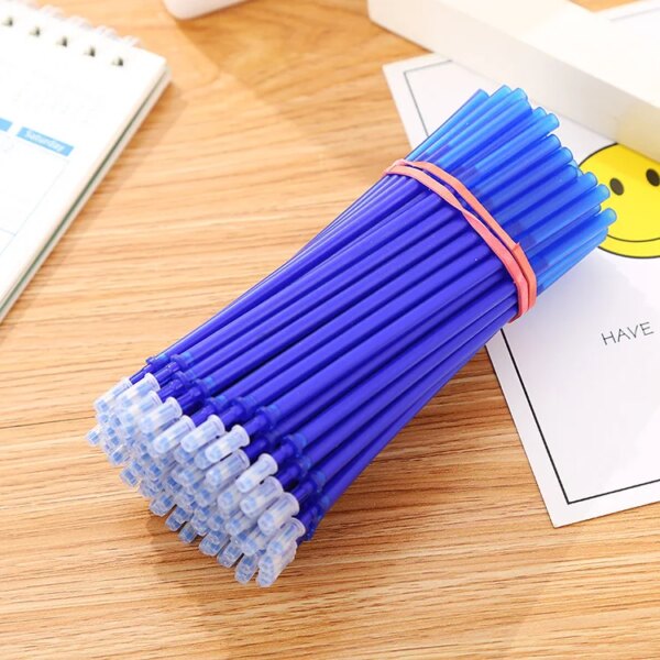 20 Pcs/lot Blue Black red Ink Gel Pen Erasable Refill Rod Magic Erasable Pen Refill 0.5mm School Stationery Writing Tool Gift - Image 4