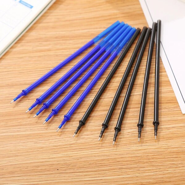 20 Pcs/lot Blue Black red Ink Gel Pen Erasable Refill Rod Magic Erasable Pen Refill 0.5mm School Stationery Writing Tool Gift - Image 5