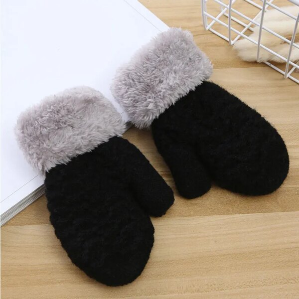 2021 New Winter Boy Girl Gloves Knit Mittens Gloves Christmas Elk Hands Warm Keeper Thickened Gloves for Cold Weather - Image 7