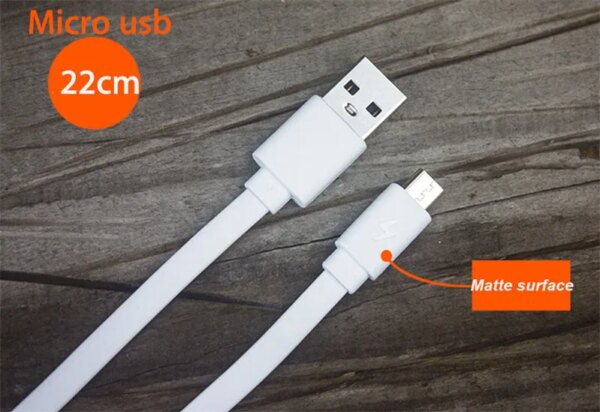 22/32cm Original xiaomi powerbank cable Micro USB short Charging Data Cable For Power bank Cable Android microUSB cabel cord - Image 7