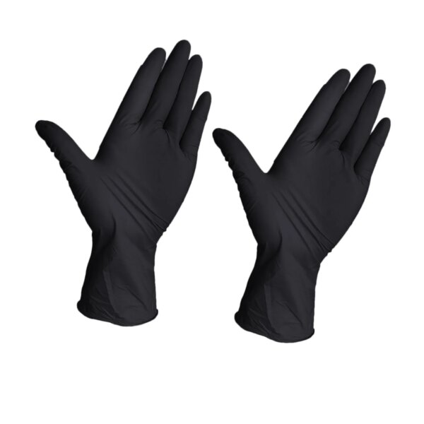 2PC Black Blue Food Gloves Latex Gloves Disposable Nitrile Work Gloves For Home Rubber Tattoo Hot Sale Fast Shipping - Image 2