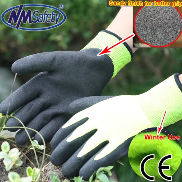 4Pcs/2Pairs Winter Cold-proof Thermal Glove Anti-Freeze -30"C Outdoor Protective Safety Work Gloves - Image 5