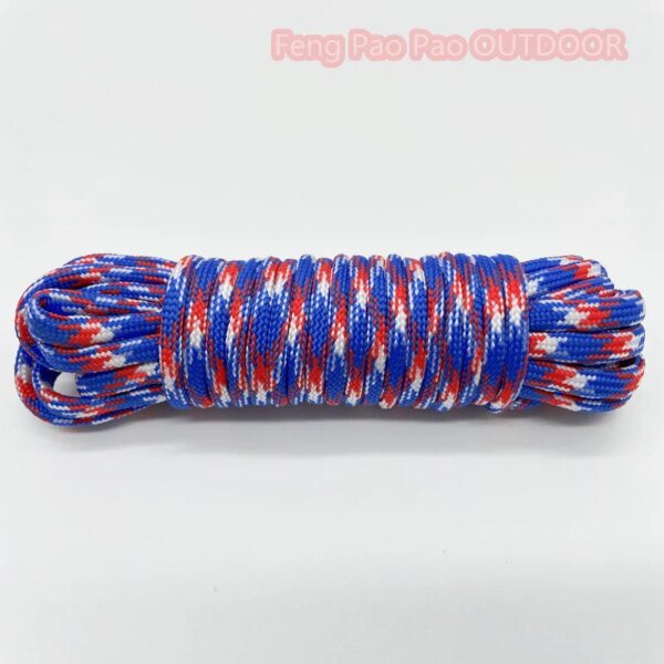 5 Meters Dia.4mm 7 Stand Cores Parachute Cord Lanyard Outdoor Camping Rope Climbing Hiking Survival Equipment Tent Accessories - Image 17