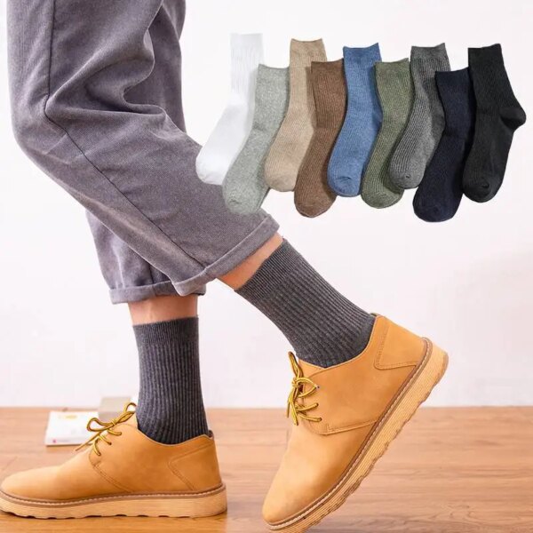 5 Pairs DICKIES Mens Industrial Crew Boot Work Socks Thick Heavy Duty 6-11 lot - Image 6