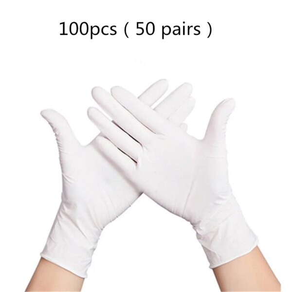 50/100pcs Black Disposable Nitrile Gloves Latex Powder Free Small Medium Large Pink Tattoo Glove For Work Kitchen Clean XS XL - Image 12