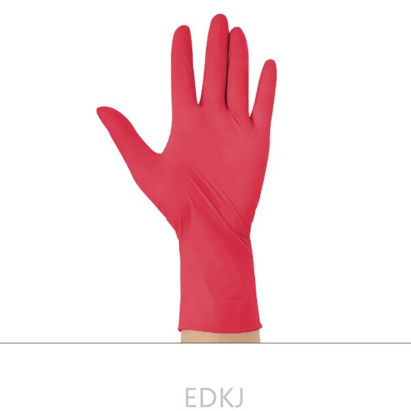 50 / 100pcs red pink orange purple disposable nitrile gloves for household cleaning supplies, industrial washing, tattoo gloves - Image 6