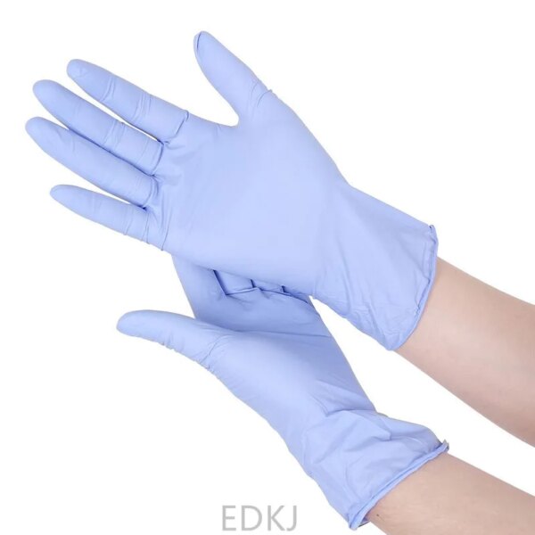 50 / 100pcs red pink orange purple disposable nitrile gloves for household cleaning supplies, industrial washing, tattoo gloves - Image 2