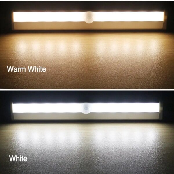 6/10LED PIR Motion Sensor Lamp Cupboard Wardrobe Bed Lamp Under Cabinet Night Light Smart Light Perception For Closet Stairs Led - Image 3