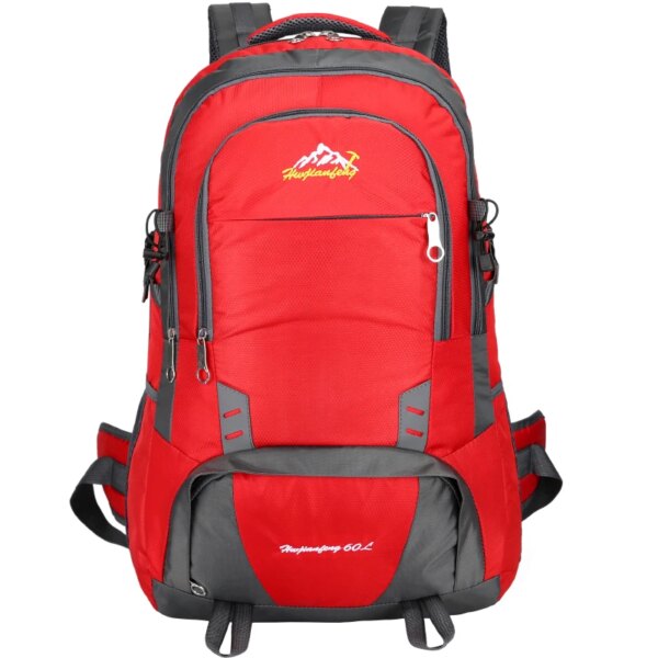 60L Outdoor Long Distance Shoulders Bag Cycling Backpack Mountaineering Camping Travelling Knapsack Climbing Hiking Rucksack - Image 9