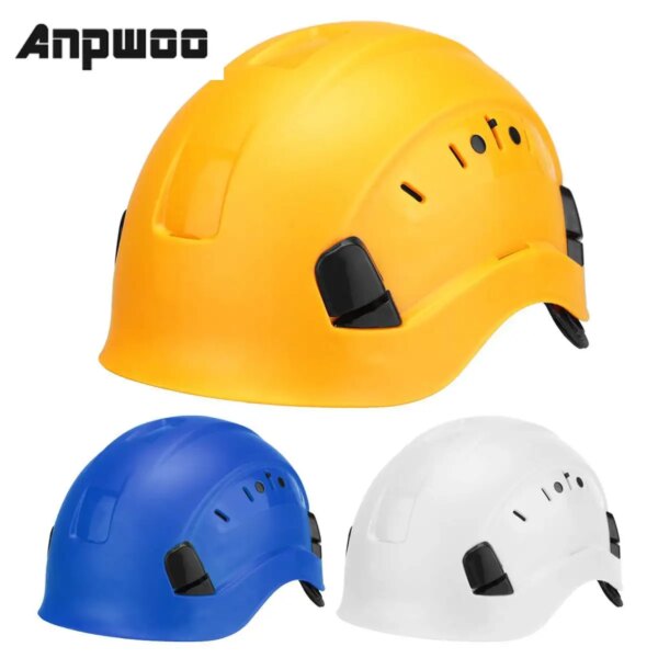 ABS Safety Helmet Construction Climbing Steeplejack Worker Protective Helmet Hard Hat Cap Outdoor Workplace Safety Supplies