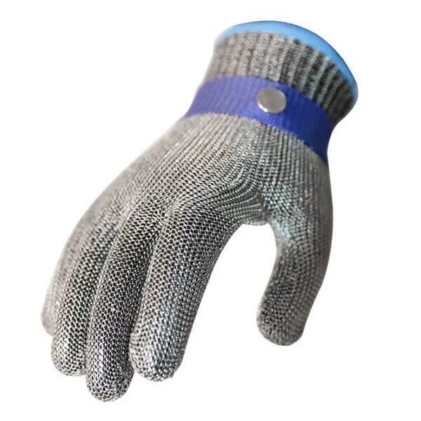 ANSI Cut 5 Safety Cut Proof Protect Work Glove 100% Stainless Steel Metal Mesh Butcher Gloves