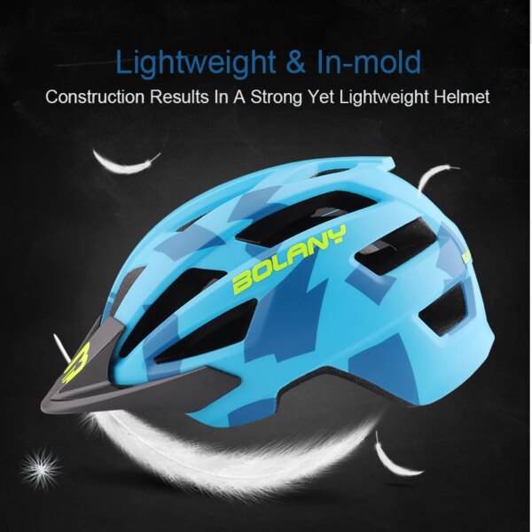 BOLANY Bike Helmet Integrally-Molded Cycling Hat MTB Bike 280g Safe Breathable Road Bicycle Accessories Sports Men Women - Image 4