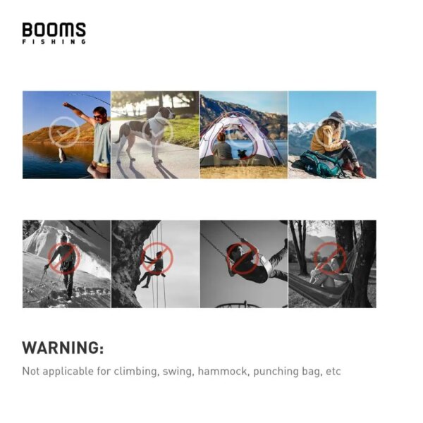 Booms Fishing CC1 Steel Small Carabiner Clips Outdoor Camping  Multi Tool  Fishing Acessories 6pcs - Image 3