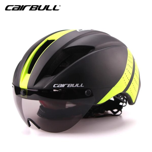 CAIRBULL TT Helmet Time Trial Cycling Helmet Goggles Race Road Bike Helmet with Lens Aero Helmet Bicycle Equipment Casco Ciclism - Image 15