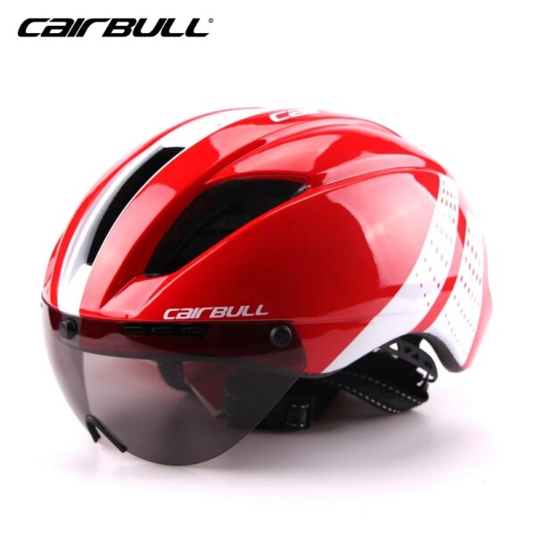 CAIRBULL TT Helmet Time Trial Cycling Helmet Goggles Race Road Bike Helmet with Lens Aero Helmet Bicycle Equipment Casco Ciclism - Image 16