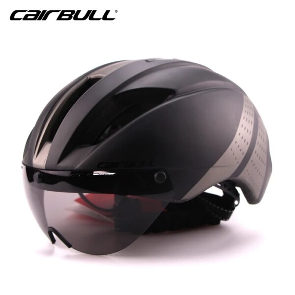 CAIRBULL TT Helmet Time Trial Cycling Helmet Goggles Race Road Bike Helmet with Lens Aero Helmet Bicycle Equipment Casco Ciclism - Image 18