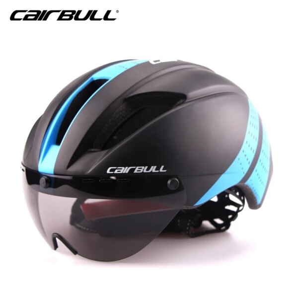 CAIRBULL TT Helmet Time Trial Cycling Helmet Goggles Race Road Bike Helmet with Lens Aero Helmet Bicycle Equipment Casco Ciclism - Image 19