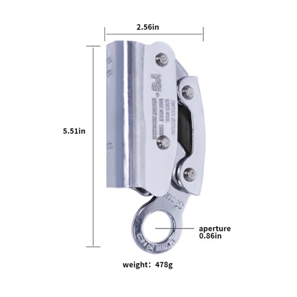 Carabiner Lock Self-locking Rope Grab Mountain Climbing Locking Electrical - Image 6