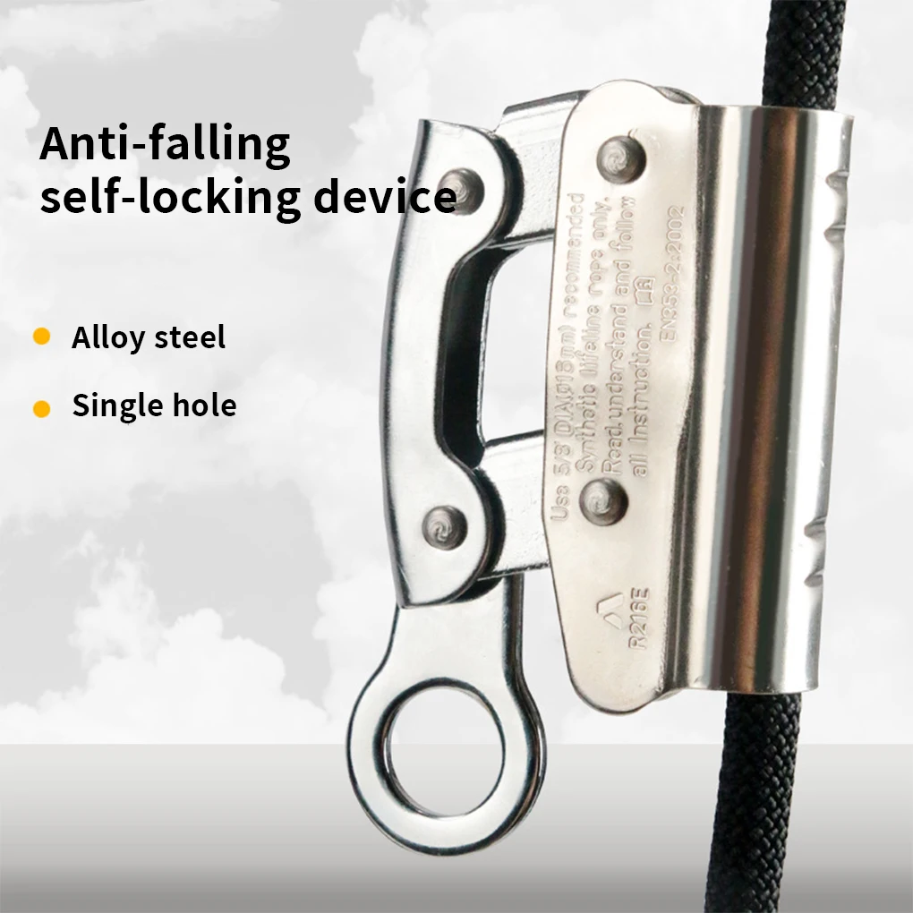 thumbnail image 2 of Carabiner Lock Self-locking Rope Grab Mountain Climbing Locking 2 of 12