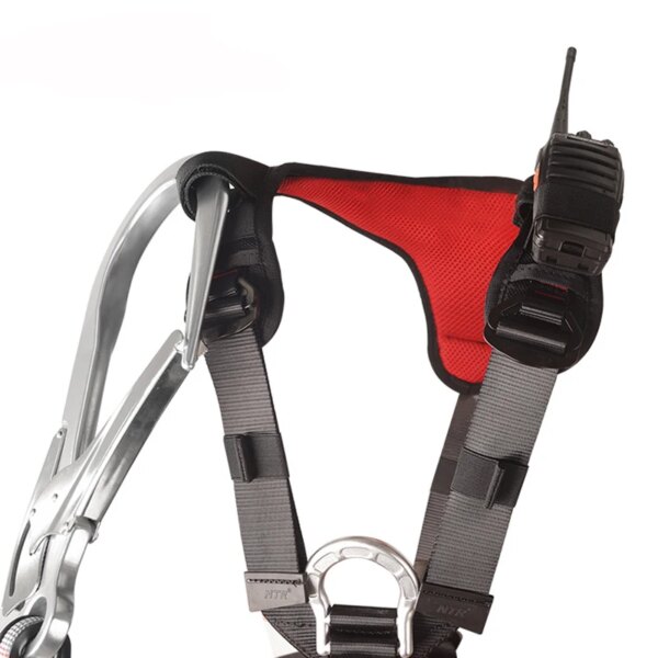 Climbing Rope Access Harness with Chest Ascender Fall Arrest Work Positioning for Industrial Abseiling Rescue Caving - Image 4