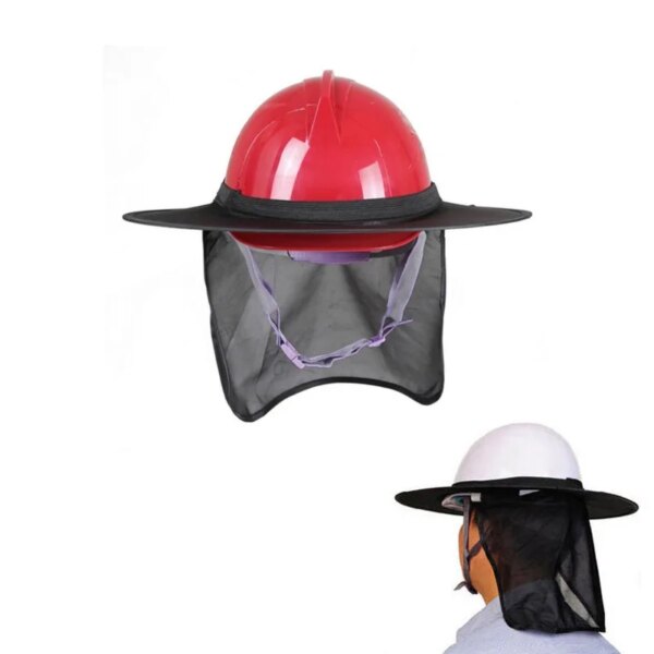 Construction Safety Reflective Hard Hat Neck Shield Helmet Sun Shade Reflective Stripe Kit Summer Sun Protection Prevent Sunburn - Image 2