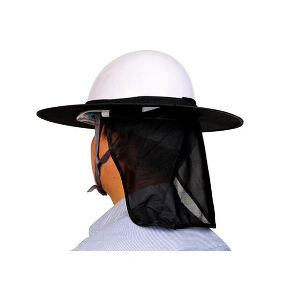 Construction Safety Reflective Hard Hat Neck Shield Helmet Sun Shade Reflective Stripe Kit Summer Sun Protection Prevent Sunburn - Image 3