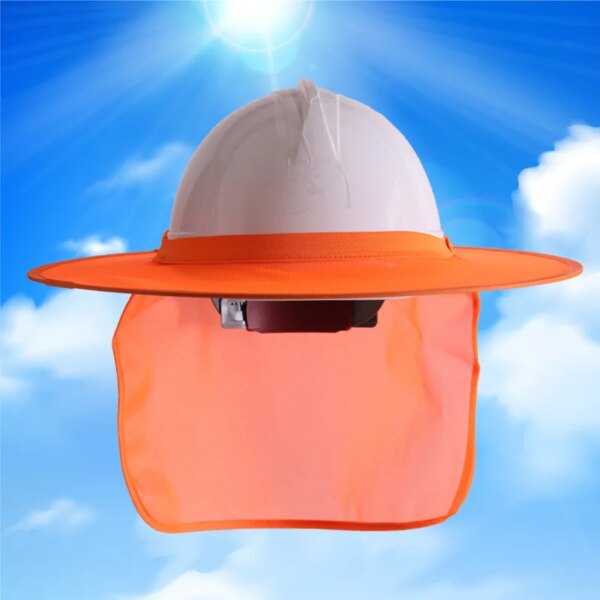 Construction Safety Reflective Hard Hat Neck Shield Helmet Sun Shade Reflective Stripe Kit Summer Sun Protection Prevent Sunburn - Image 7