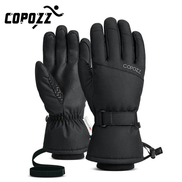 Copozz Men Women Winter Ski Gloves Waterproof Ultralight Snowboard Gloves Motorcycle Riding Snow Keep Warm Windproof Gloves - Image 2