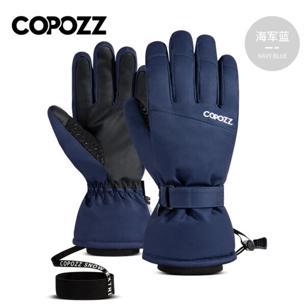 Copozz Men Women Winter Ski Gloves Waterproof Ultralight Snowboard Gloves Motorcycle Riding Snow Keep Warm Windproof Gloves - Image 9