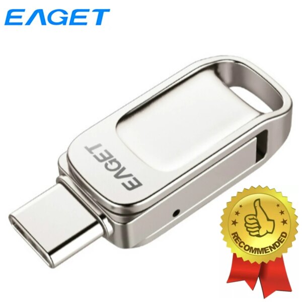 Eaget OTG USB Flash Drive Type C Pendrive 128GB 64GB 32GB Mini USB 3.1 Pen Drive For Type-C Phone Tablet Laptop Macbook Computer - Image 4