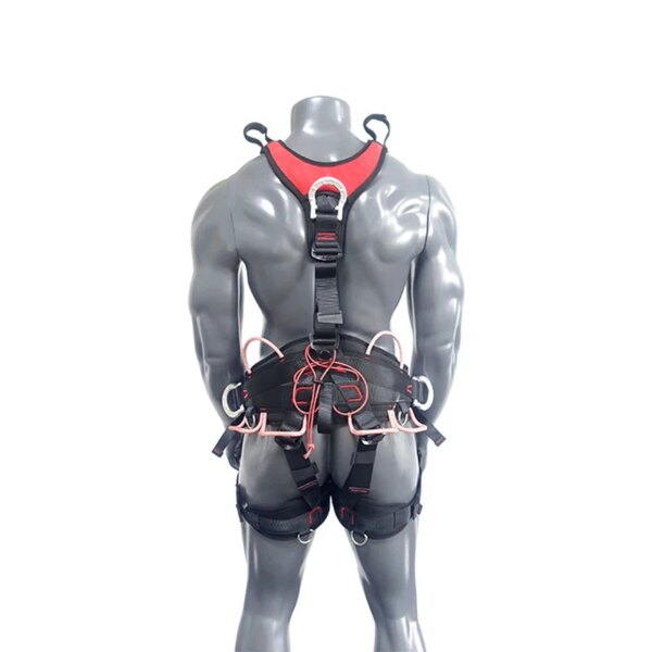 Full Body Harness Arborist Climbing Work Tree Care Fall Arrest Protection Equipment CE - Image 4