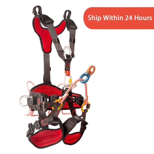 Full Body Harness Arborist Climbing Work Tree Care Fall Arrest Protection Equipment CE