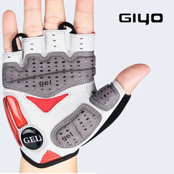 GIYO S-10 GEL Half Finger Outdoor Sport Glove MTB Bike Cycling Gloves Women Men Bicycle Breathable Shock Absorbing - Image 2