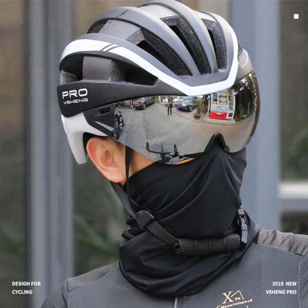 Hot Sale Bicycle Helmet Unisex Eyepiece Insect-proof Net Integrated Helmet Road Mountain Bike Helmet Safety Hat Cycling Helmet - Image 5