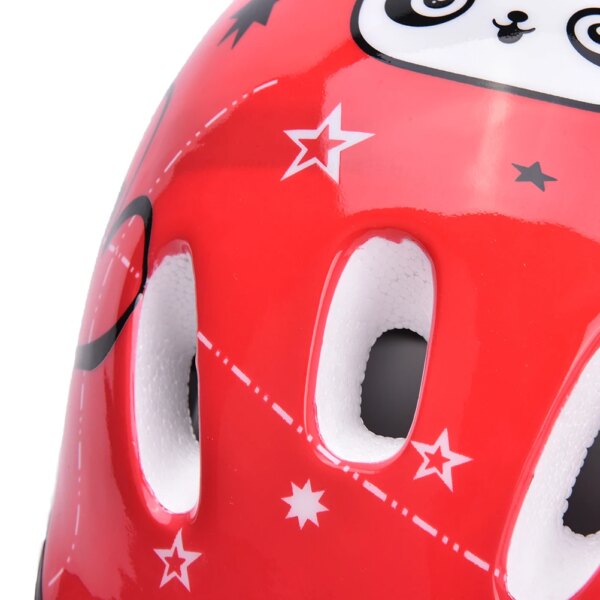 Kids Sports Panda Pattern Head Helmets Skating Skate Board Girls Boys Protective Gear Children's Safety Helmet 3 Colors 1Pcs - Image 6