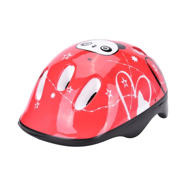 Kids Sports Panda Pattern Head Helmets Skating Skate Board Girls Boys Protective Gear Children's Safety Helmet 3 Colors 1Pcs - Image 7