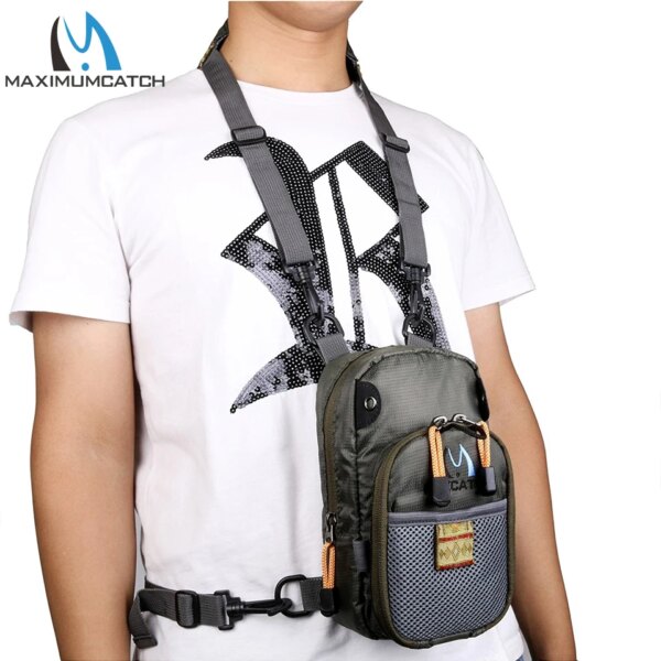 Maximumcatch Fly Fishing Bag Fishing Chest Pack Backpack With Fishing Tool Accessory - Image 4