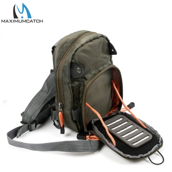 Maximumcatch Fly Fishing Bag Fishing Chest Pack Backpack With Fishing Tool Accessory