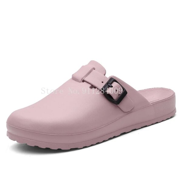 Medical shoes women nurse slippers EVA laboratory doctor clogs Non-slip Nurse Clogs Surgical Shoes dentist Work slippers - Image 2