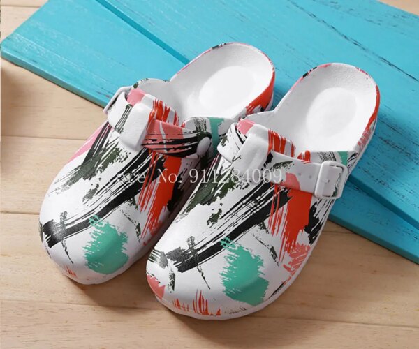 Medical shoes women nurse slippers EVA laboratory doctor clogs Non-slip Nurse Clogs Surgical Shoes dentist Work slippers - Image 6