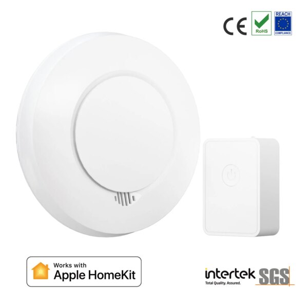 Meross Homekit Smart Smoke Detector Wifi Wireless Fire Alarm Monitor Sound Alert  For Apple HomeKit APP Remote With SmartThings - Image 8