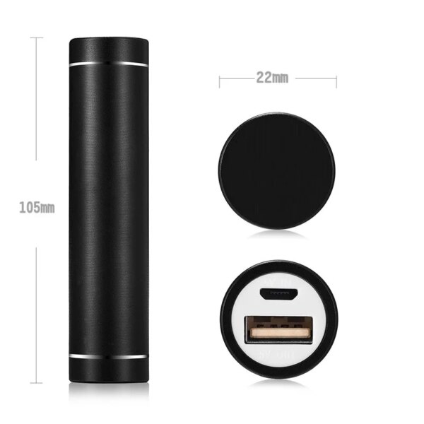 Multicolor Metal Power Bank DIY Kit Storage Case Box Free welding Suit 1X 18650 Battery 5V 1A USB External Charger smart phone - Image 4