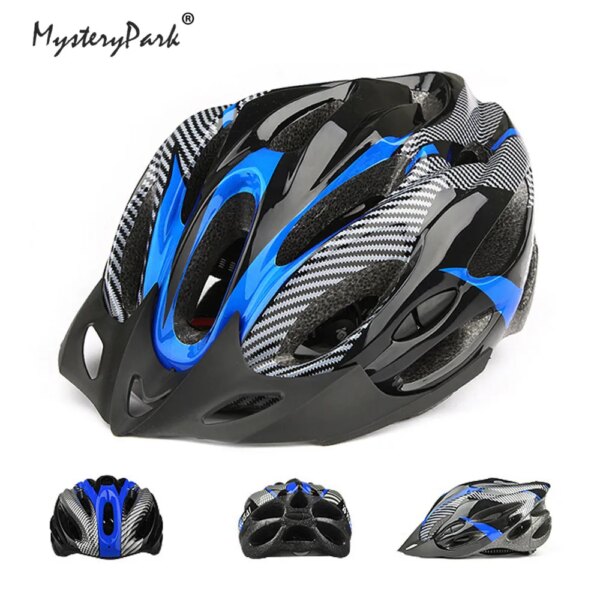 MysteryPark Ultralight Cycling Helmet Mountain Bike Helmet Adjustable Integrally-mold Road Outdoor Motorcycle Riding Safety Hat - Image 4