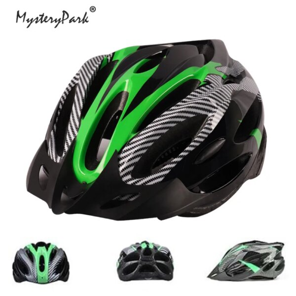 MysteryPark Ultralight Cycling Helmet Mountain Bike Helmet Adjustable Integrally-mold Road Outdoor Motorcycle Riding Safety Hat - Image 5