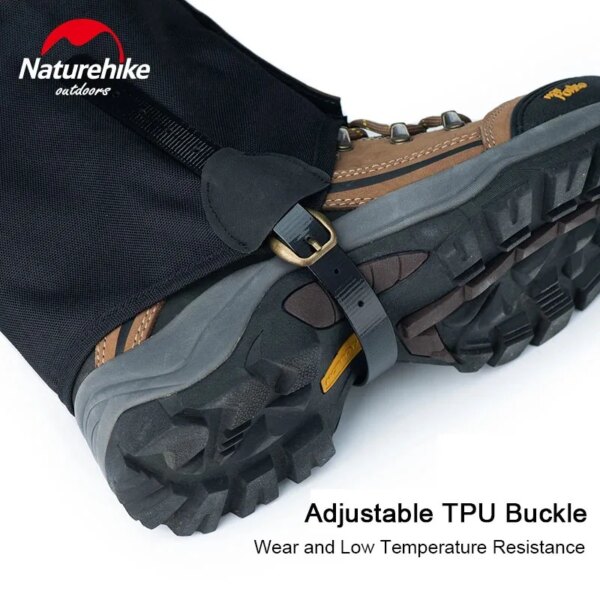 Naturehike Outdoor Hiking Gaiters Shoes Cover Camping Professional Man Woman Skiing Waterproof Nylon Gaiters Snow Leg Warmer - Image 5