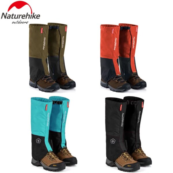 Naturehike Outdoor Hiking Gaiters Shoes Cover Camping Professional Man Woman Skiing Waterproof Nylon Gaiters Snow Leg Warmer