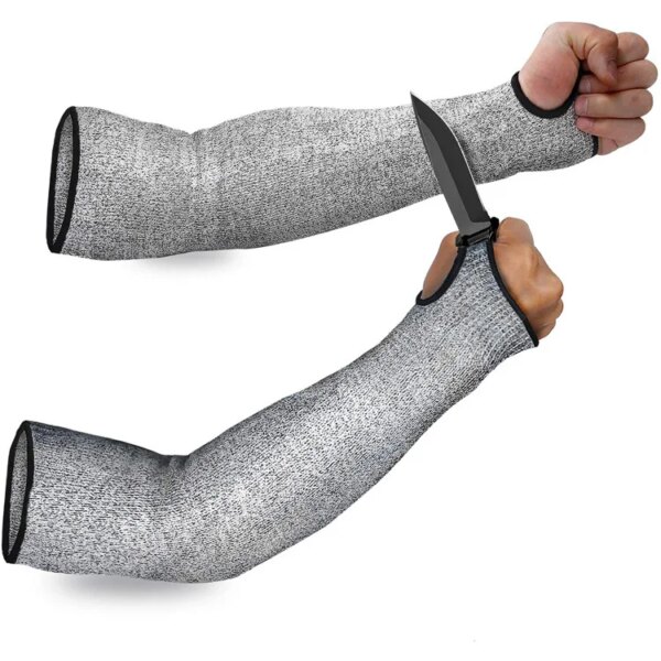 New 1Pc 20/30/40cm Level 5 HPPE Cut Resistant Anti-Puncture Work Protection Arm Sleeve Cover Safety Protecter Arm Warmers - Image 6