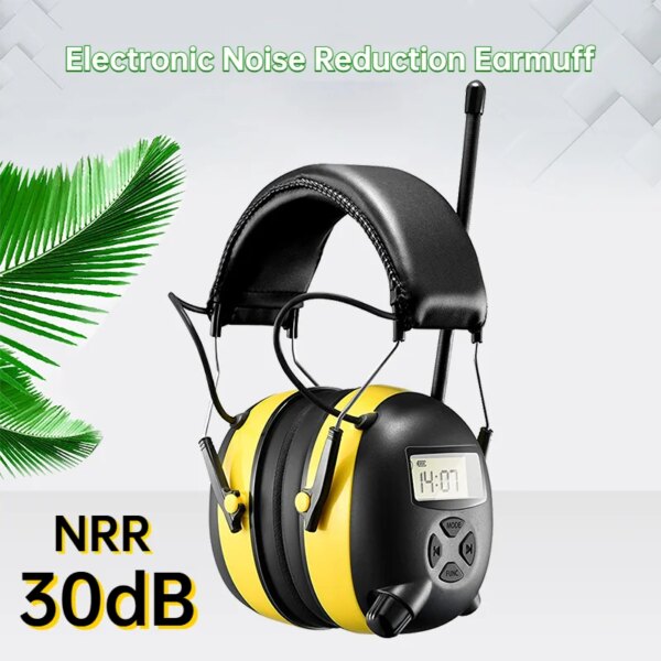 New Store SALE!!! Electronic Noise Reduction Earmuff Hearing Protector Digital AM / FM Radio Stereo Hearing Protection Ear Muffs