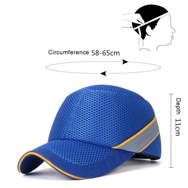 Newest Work Safety Protective Helmet Bump Cap Hard Inner Shell Baseball Hat Style For Work Factory Shop Carrying Head Protection - Image 2